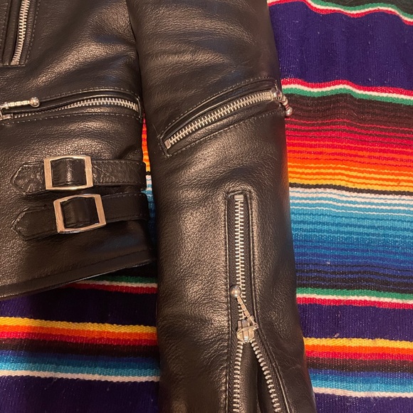 Straight to Hell black leather jacket. - Picture 8 of 12